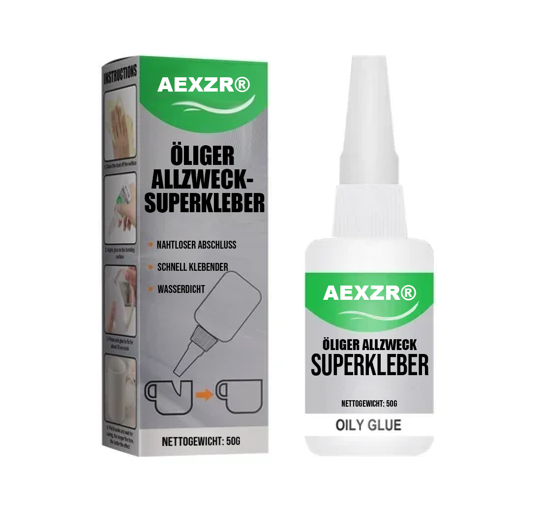 Aexzr® Schnell klebender öliger Allzweck-Superkleber