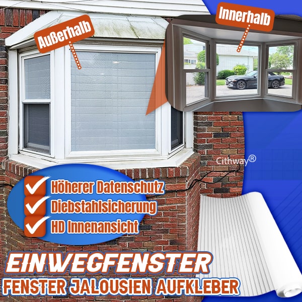 🔥Heißer Verkauf🔥 Cithway® Einweg-Imitat Jalousien Privatsphäre Fensterabdeckung