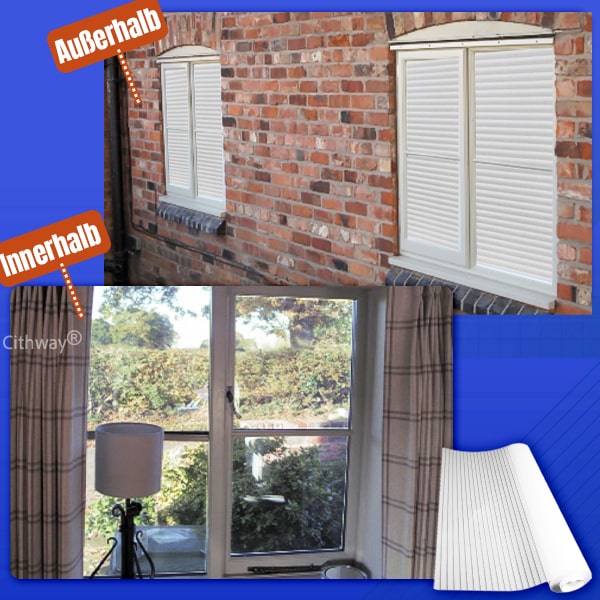 🔥Heißer Verkauf🔥 Cithway® Einweg-Imitat Jalousien Privatsphäre Fensterabdeckung